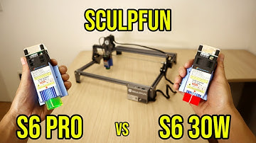 SCULPFUN S6 PRO vs S6 - Which Laser Engraver Is The Best For YOU? [2021 Performance Comparison Test]