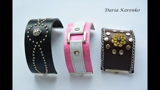 DIY Креативная идея! Украшения из старых ремней \ Jewelry from belts