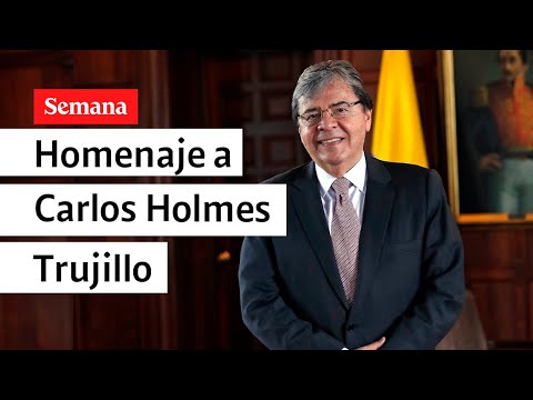 Homenaje a la vida y trayectoria de Carlos Holmes Trujillo | Semana noticias