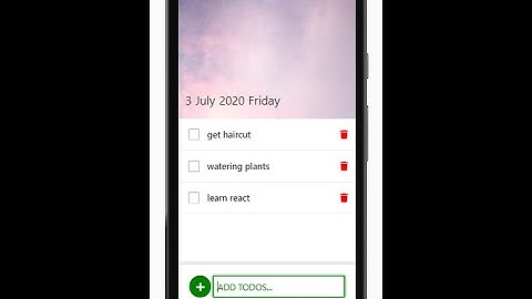 Simple Todoapp with Reactjs