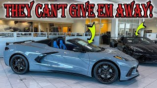 The REAL Reason why C8 Corvette's are still sitting in showrooms at MSRP!