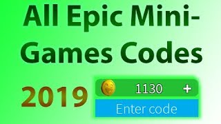 Codes for epic minigames in roblox 2018