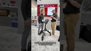 Not Ready for an Electric Push Cart Yet? This One Lets You Upgrade Later | Alphard Push+ #golf