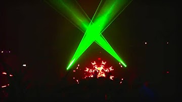 Laser Show @ ARTель Бессонница Live perfomance with Pangolin Beyond