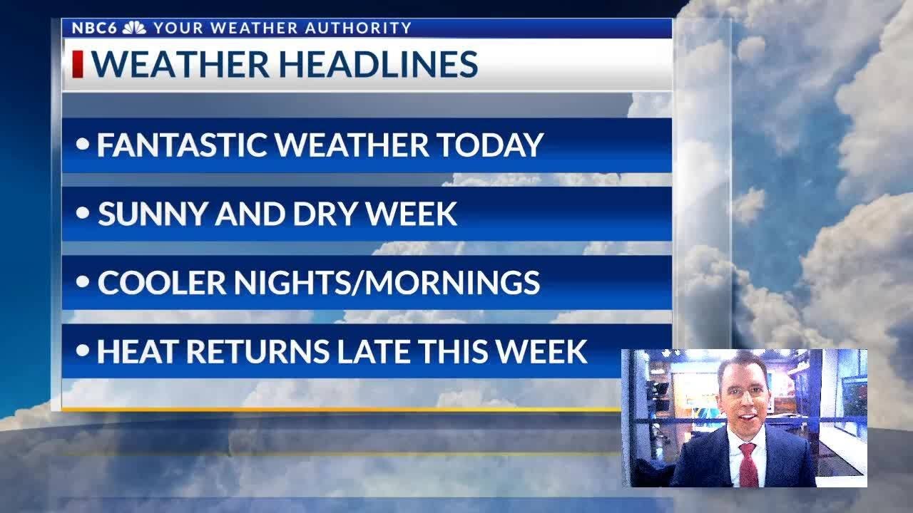Cooler weather for a few days before summer returns - YouTube