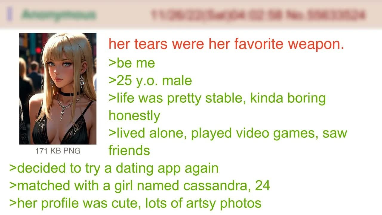 Dating a Professional Victim ｜ 4Chan Greentext Stories