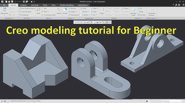 Creo basic modeling tutorial-03 | creo practice model for beginner