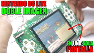 See TWO Nintendo DS LITE SCREENS on JUST ONE