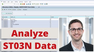 Analyze ST03N Data - Overview of Transactions used in SAP