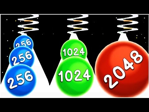 2048 Balls 3D - Gameplay Walkthrough - Max Levels (Lvl 1-20)