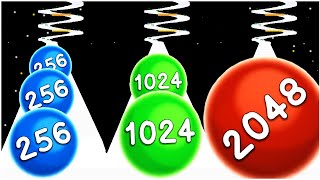 2048 Balls 3D - Gameplay Walkthrough - Max Levels (Lvl 1-20) screenshot 4