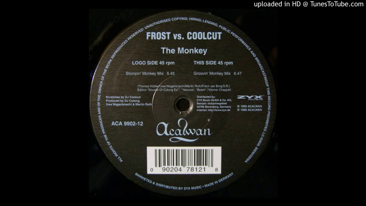 Watch Frost Vs.Coolcut - The Monkey (Stompin 'Monkey Mix) on YouTube Watch Frost Vs.Coolcut - The Monkey (Stompin 'Monkey Mix) on YouTube