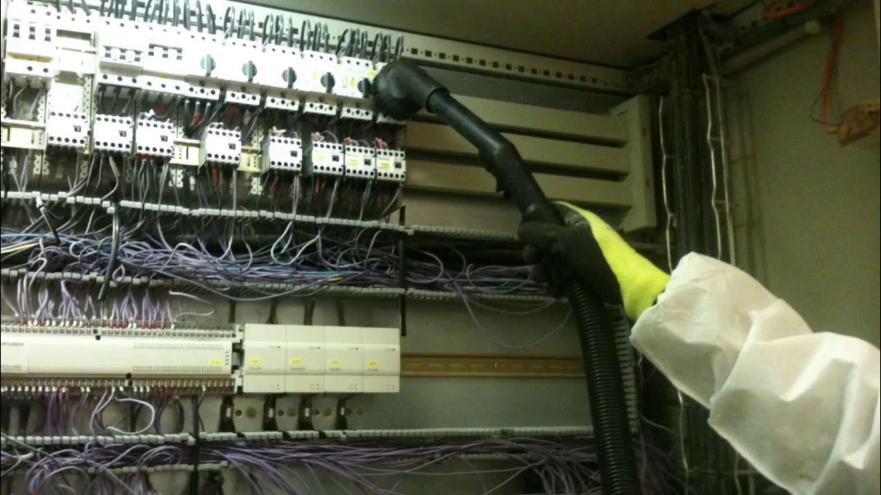 Nettoyage armoire électrique par cryogénie en agroalimentaire Delta