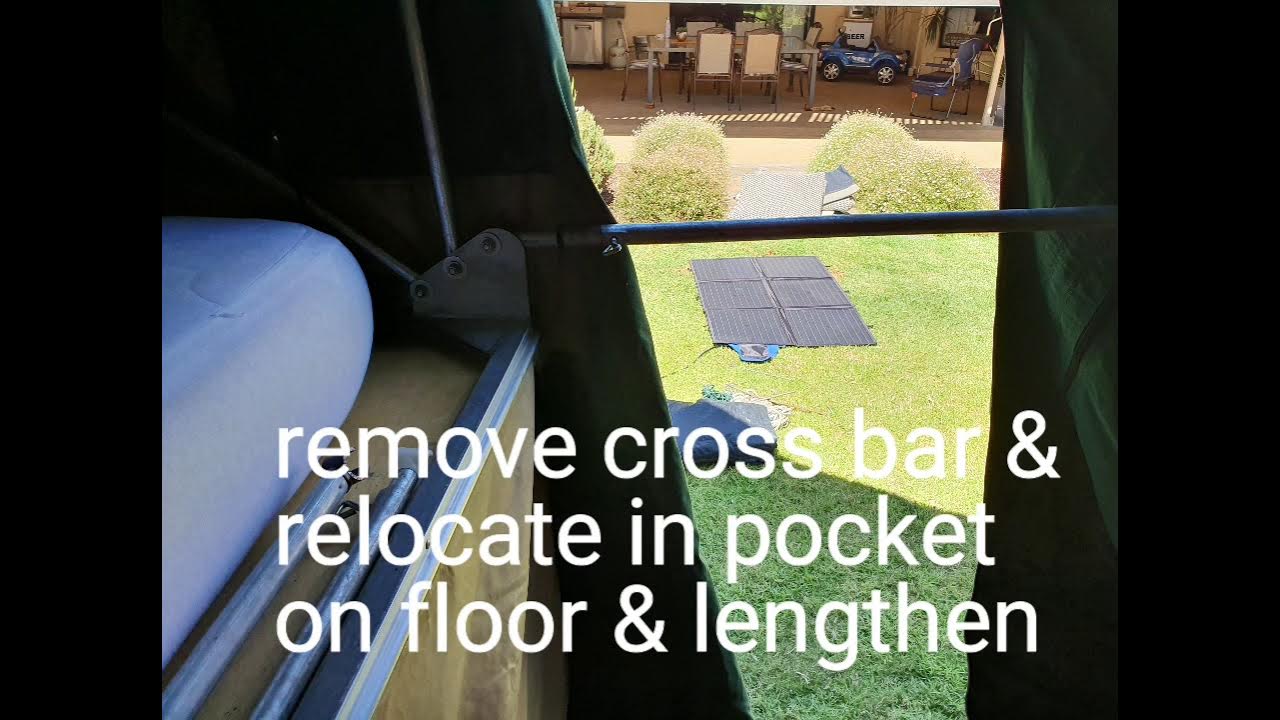 Oztrail Camper 9 Setup on Desert Sky Camper trailer. YouTube