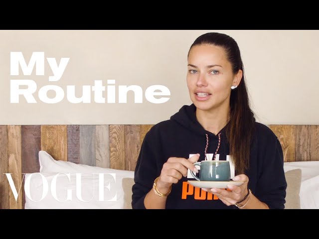 Adriana Lima's Routine for a Long-Haul Flight | On the Go | Vogue class=