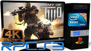 RPCS3 0.0.5 PS3 Emulator - Army of Two (4K UpScale) LLVM Vulkan + WCB #2