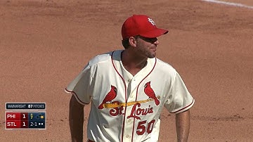 PHI@STL: Wainwright fans seven over eight innings