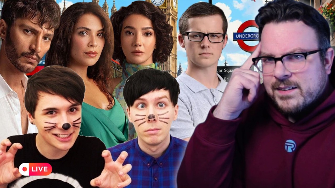 Reacting to Dan and Phil (Imposs. Quiz), AmazingPhil (Glue), Halef, We Were Liars, EastEnders edits