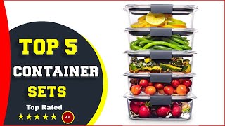 ✅ Best Food Storage Container Sets 2024