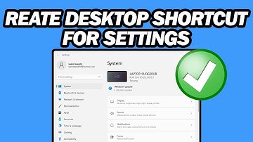 How to Create Desktop Shortcut for Settings in Windows 11 | Step by Step