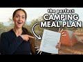 How to plan camping meals 4 easy steps to eliminate overwhelm