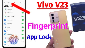 Vivo v23 fingerprint app lock /Vivo v23 me app me fingerprint lock Kaise lagaye /vivo v23 app lock
