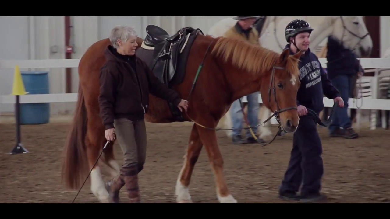 Riding to the Top Therapeutic Riding Center - YouTube