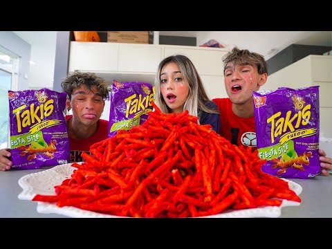 First To Finish Spicy Takis Wins CRAZY PRIZE!