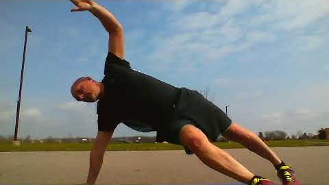 Pushup into Side Plank Kickthrough