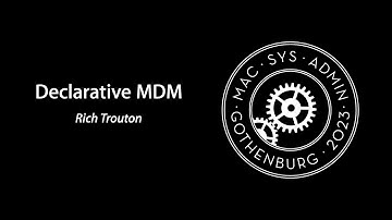 Introduction to Declarative MDM