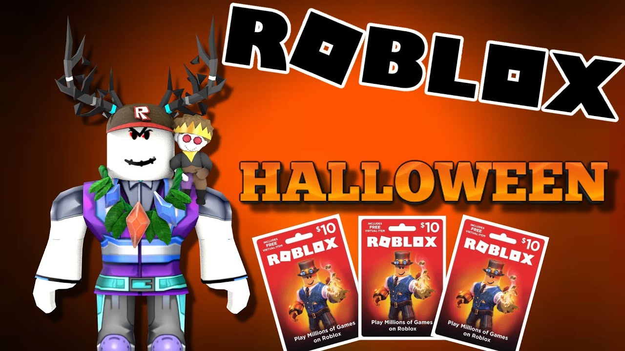 Hallween Robux Card 🔴 ROBLOX LIVE! | Halloween Fun! | Robux Giveaway - YouTube