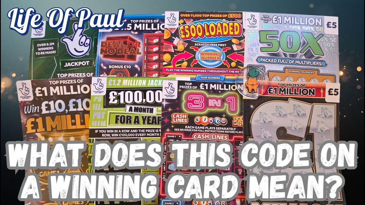 Набор лотерейных скретч-карт Национальной лотереи стоимостью 40 фунтов стерлингов.