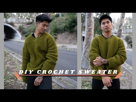 Video: How To Crochet A Sweater