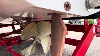 2013 MB Sports F21 Tomcat with tandem axle Boatmate trailer walk through video. Stock 7655