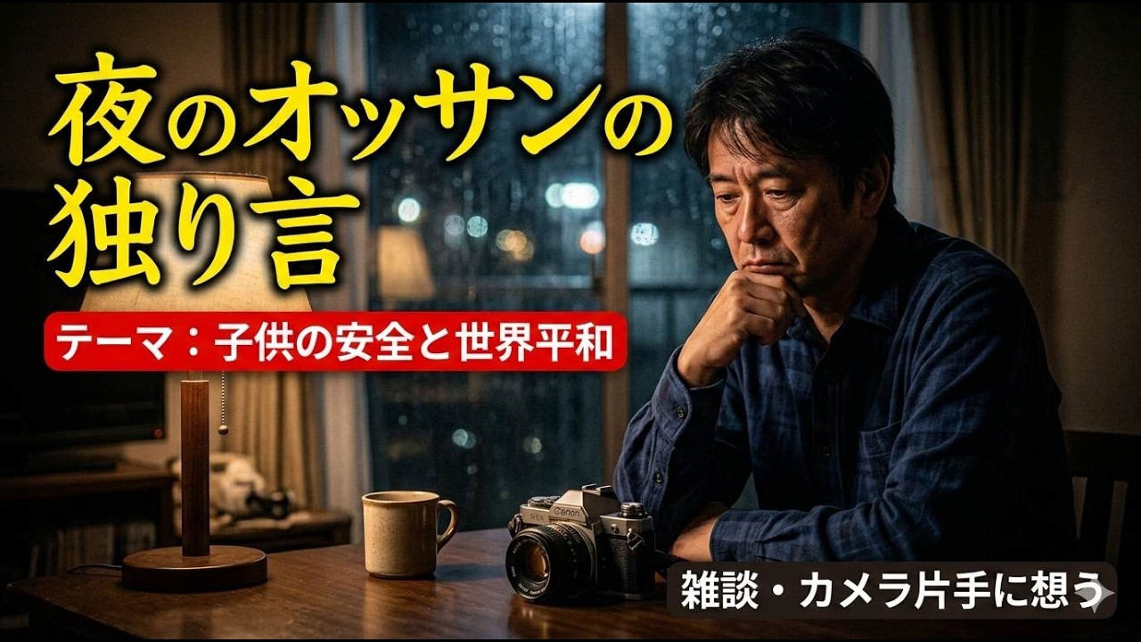 夜のオッサンの独り言【子供の安全と世界平和】
