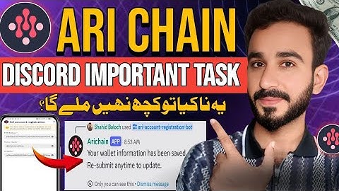 Ari Wallet Discord Task Complete Process
