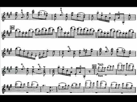 Glazunov, Alexander Violin Concerto Mvt1(end),2,3 Moderato, Candenza, Allegro