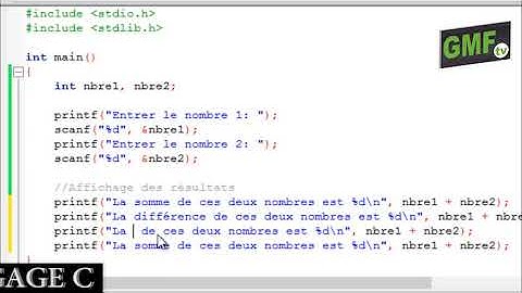 LANGAGE C  TP  Mini Calculatrice