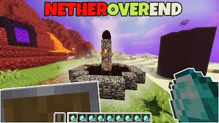 Minecraft, ale NETHER a END jsou v OVERWORLDU...