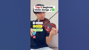 5 EASIEST Violin Pieces you should learn