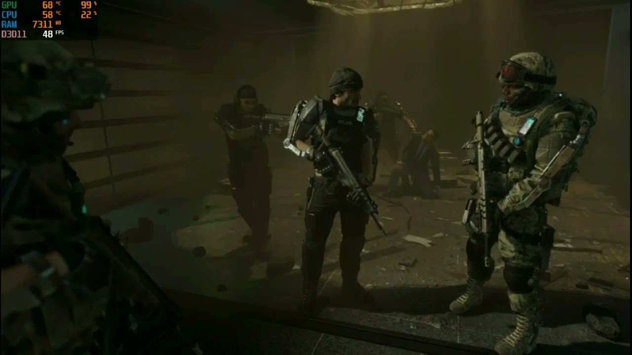 Call Of Duty Advanced Warfare Ultra Graphics Gameplay Nvidia GeForce GT 1030 - I5 10400 - 8gb ram