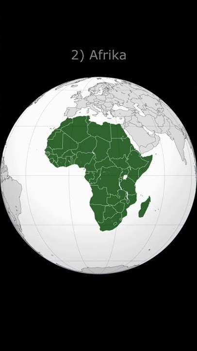 5 Benua terbesar di dunia