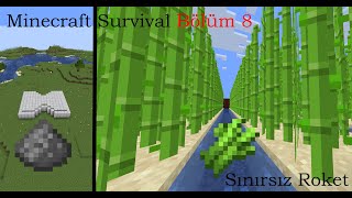 Minecraft Survival Bölüm 8 - Sınırsız Roket