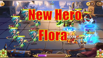 Idle Heroes Official | New Hero Flora - 2000 Summon Heroic + 9 Flora | Kim Cuong