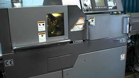 CITIZEN CINCOM K16 CNC Sliding Head Auto Lathe