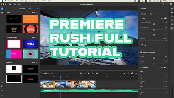 Complete Guide to Premiere Rush CC: Beginners Level