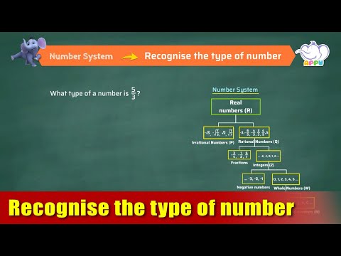G7 - Module 10 - Exercise 1 - Recognize the type of number | Appu Series | Grade 7 Math Learning