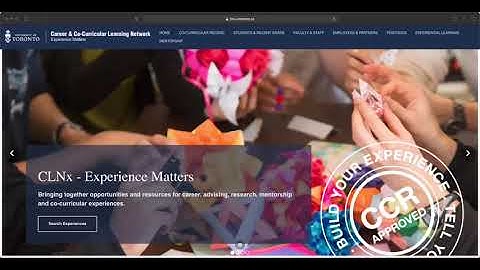 CLNx - Co Curricular Record CCR Mini Tutorial