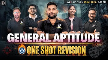 General Aptitude || One Shot Revision | CSIR-NET 2025, GATE, JEST | Padekar Sir | D PHYSICS