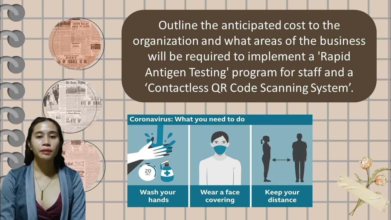 Rapid Antigen Testing Program and Contactless QR Code Scanning System